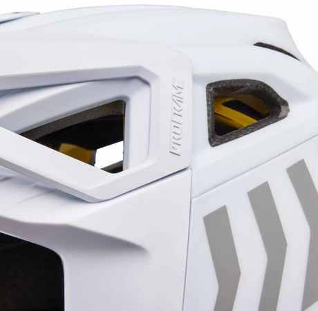 Fox Racing Helmet Youth Proframe Race Energy Nace As Full Face - White - One Size 48-52cm