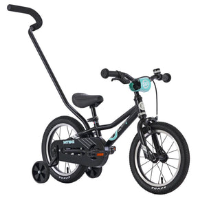 Byk E250 Mtb 14" - Inc Training Wheels & Handle - (matte Black/celeste)