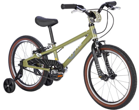 Byk E350 18" - Inc Training Wheels (boys Kamo Green/black)
