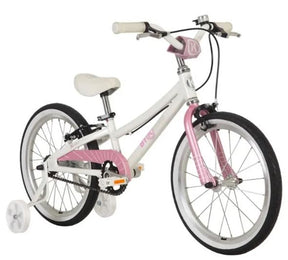 Byk E350 18" - Inc Training Wheels (white / Pink)