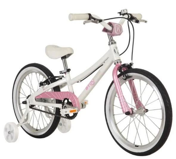 Byk E350 18" - Inc Training Wheels (white / Pink)