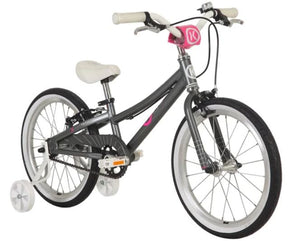 Byk E350 18" - Inc Training Wheels (charcoal / Neon Pink) 