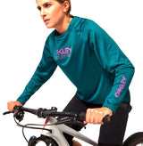 Oakley Factory Pilot Longsleeve Jersey Bayberry L Womens [cl:bayberry Sz:large]