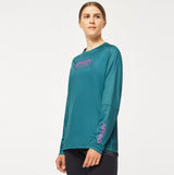 Oakley Factory Pilot Longsleeve Jersey Bayberry L Womens [cl:bayberry Sz:large]