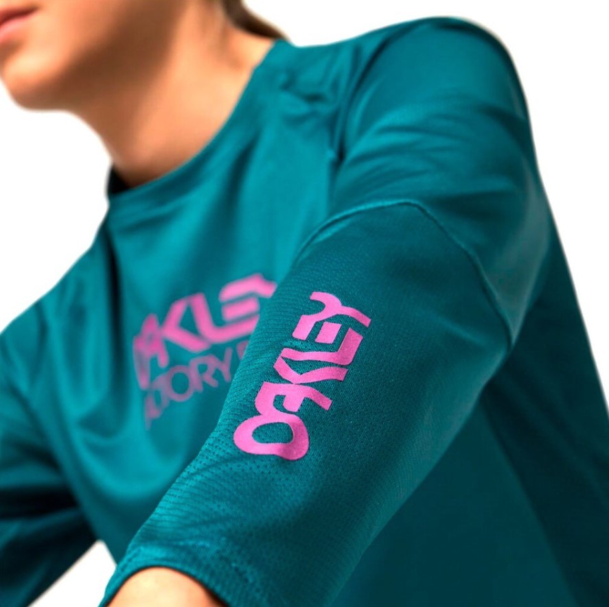 Oakley Factory Pilot Longsleeve Jersey Bayberry L Womens [cl:bayberry Sz:large]