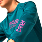 Oakley Factory Pilot Longsleeve Jersey Bayberry L Womens [cl:bayberry Sz:large]