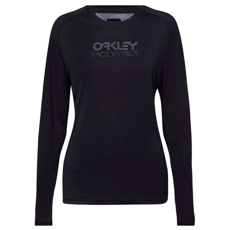 Oakley Factory Pilot Longsleeve Jersey Womens [cl:blackout  Sz:large]