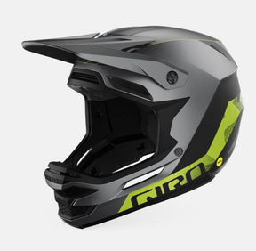 Giro Helmet Insurgent Fullface - Spherical Mips- Black / Lime 