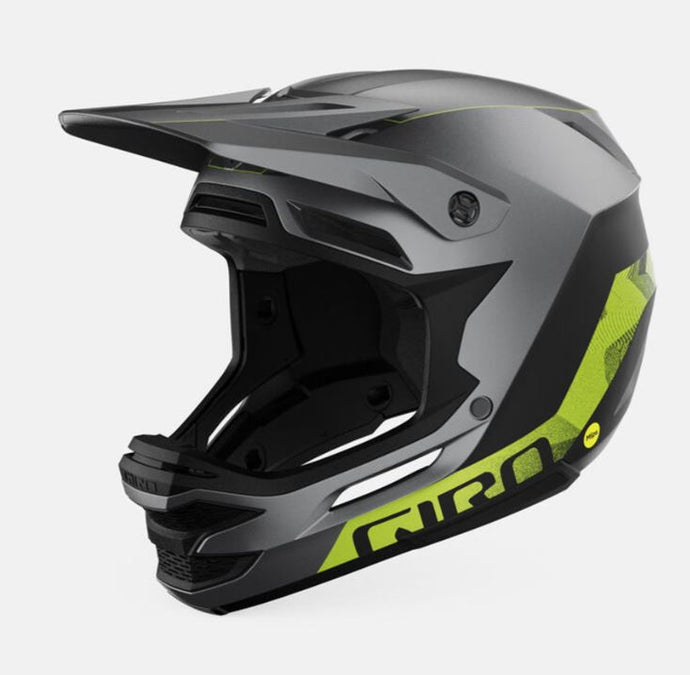 Giro Helmet Insurgent Fullface - Spherical Mips- Black / Lime