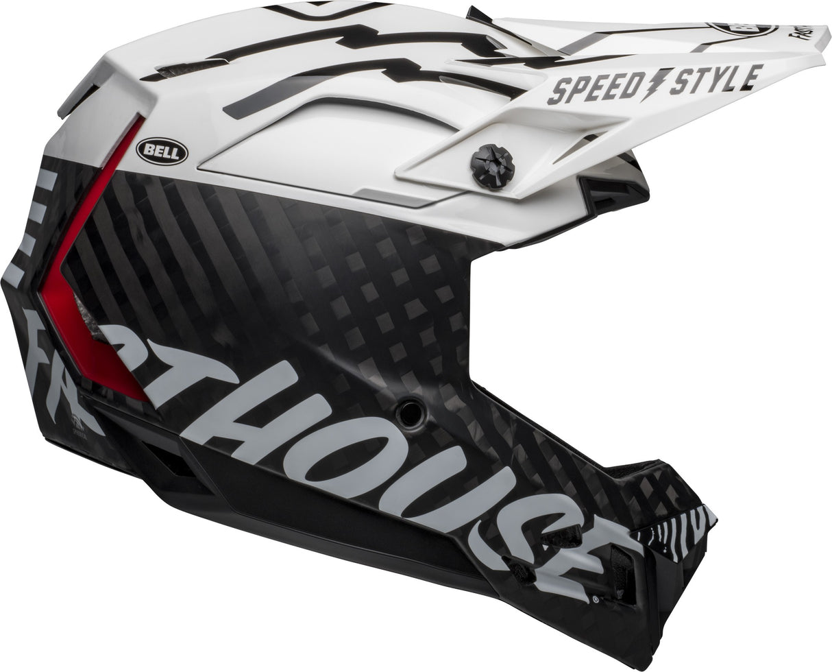 Bell Helmet Full-10 Spherical Mips Fasthouse - Gloss White/matt Black 