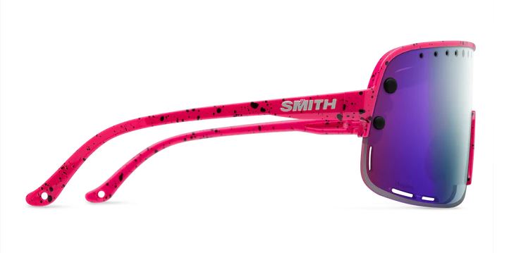 Smith Sunglasses - Ultralite - 80s Night Pink- Chromapop Violet Mirror Lens [cl:pink]