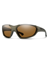 Smith Sunglasses - Sliders - Matt Olive - Chromapop Brown + Clear [cl:olive]