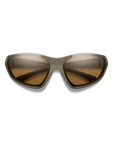 Smith Sunglasses - Sliders - Matt Olive - Chromapop Brown + Clear [cl:olive]