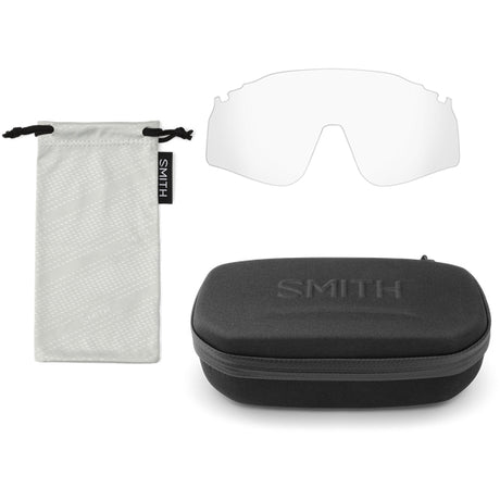 Smith Sunglasses -  Defy - Matte Salt Haze - Chromapop Rose Gold Mirror - Plus Bonus Clear