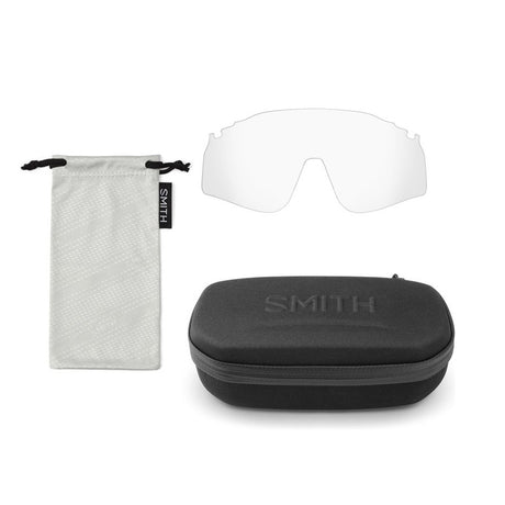 Smith Sunglasses -  Defy - Matte Flint / Tarmac Tortoise - Chromapop Slate Lens - Plus Bonus Clear
