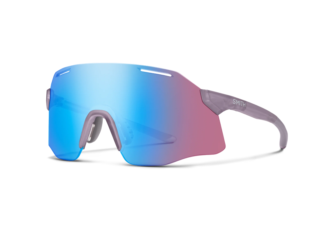 Smith Sunglasses -  Vert - Matte Meteorite Crystal - Chromapop Low Light Rose Blue Mirror - Plus Bonus Clear [cl:matte Meteorite Crystal]