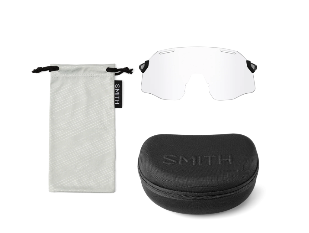 Smith Sunglasses -  Vert - Matte Meteorite Crystal - Chromapop Low Light Rose Blue Mirror - Plus Bonus Clear [cl:matte Meteorite Crystal]