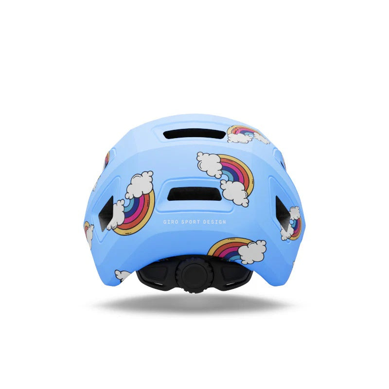 Giro Helmet Youth Scamp Ii - Matt Sky Blue / Rainbow + Clouds [sz:x-small | 45-49 Cm]