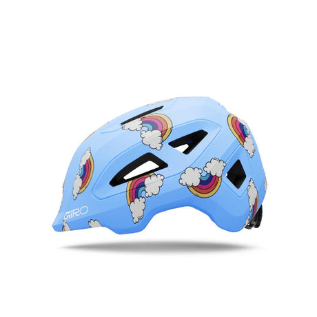 Giro Helmet Youth Scamp Ii - Matt Sky Blue / Rainbow + Clouds [sz:x-small | 45-49 Cm]