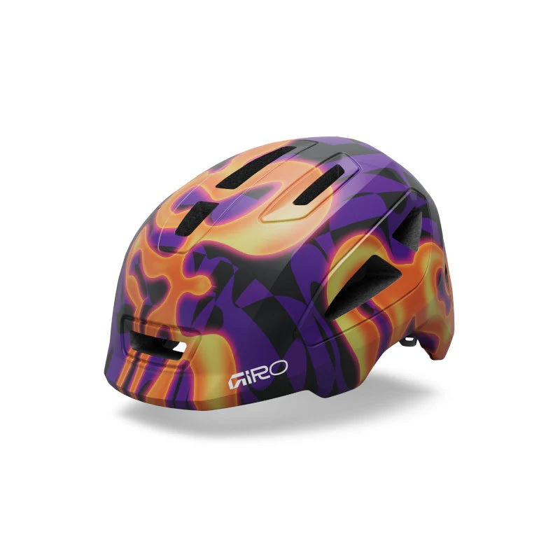 Giro Helmet Youth Scamp Ii - Matt Purple Lavendar / Flame [sz:x-small | 45-49 Cm]