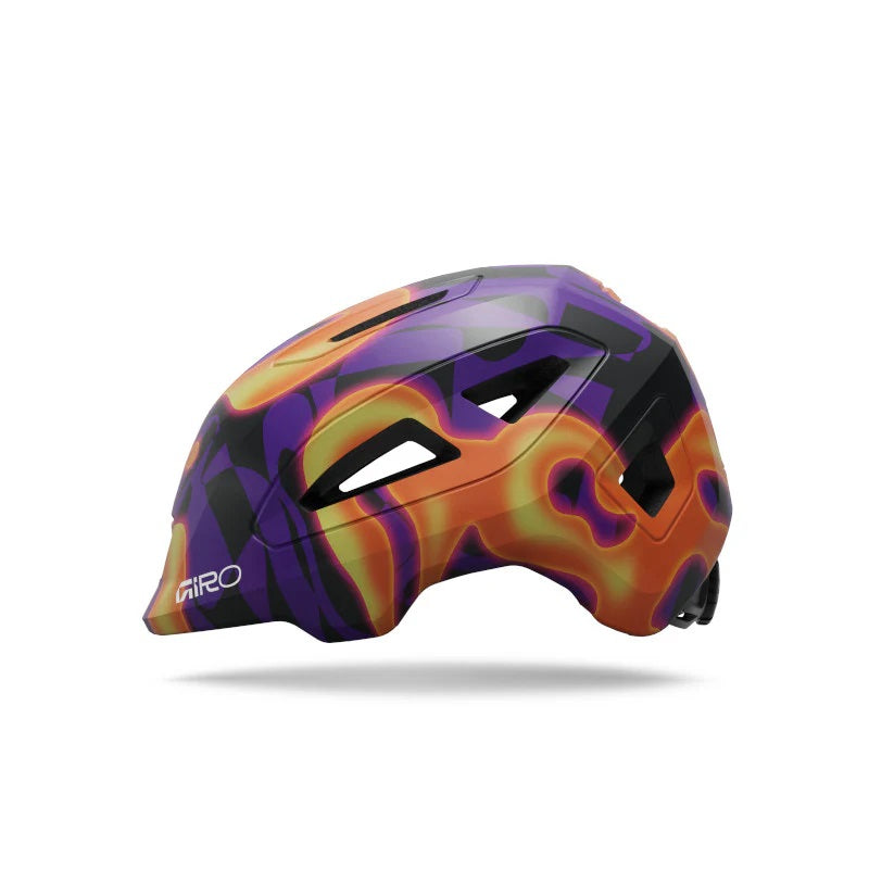 Giro Helmet Youth Scamp Ii - Matt Purple Lavendar / Flame [sz:x-small | 45-49 Cm]