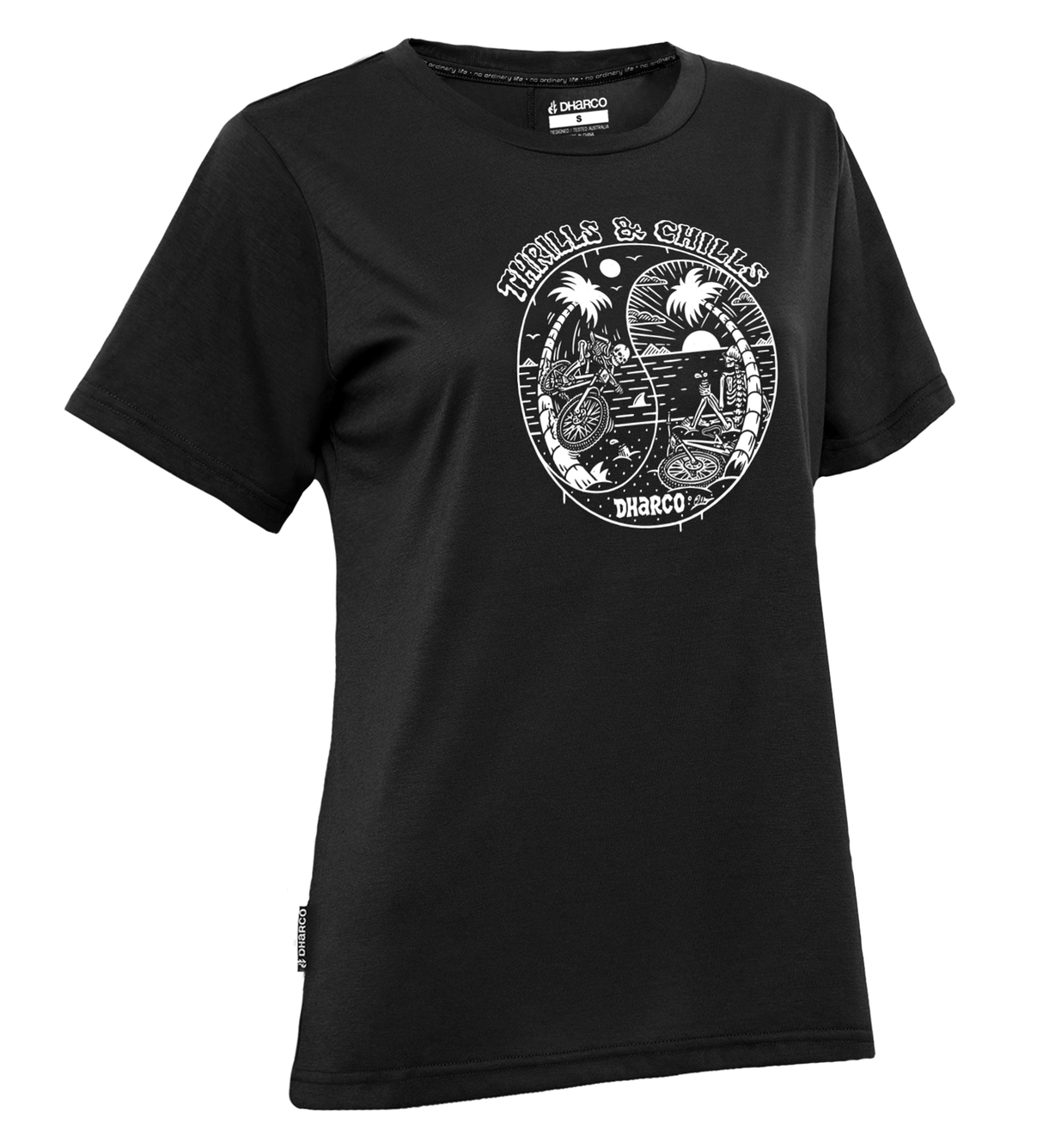 Dharco Womens Tech Tee Dark Thrills [sz:x-small]