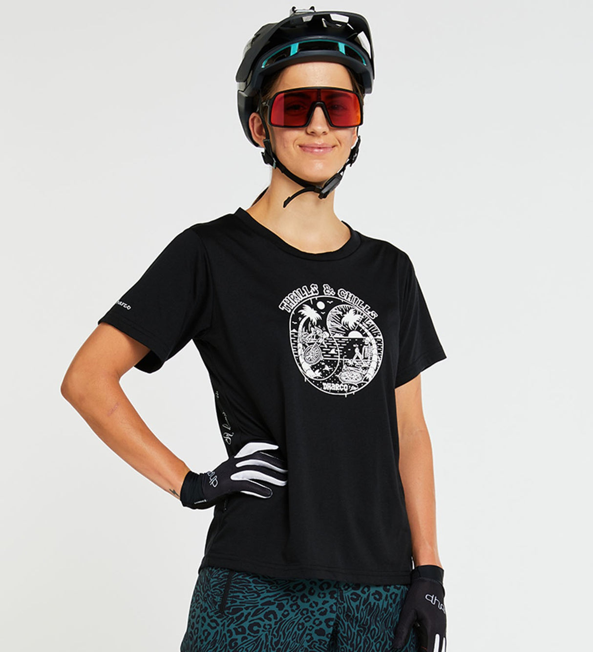 Dharco Womens Tech Tee Dark Thrills [sz:x-small]