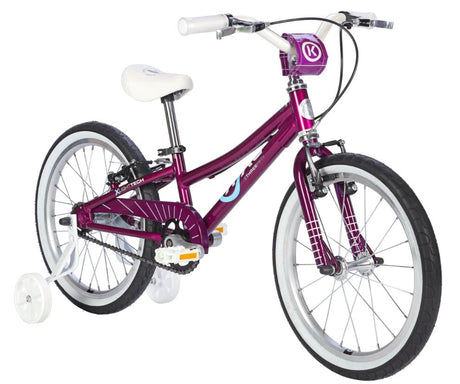 Byk E350 18" - Inc Training Wheels (girls Vivid Full Purple)