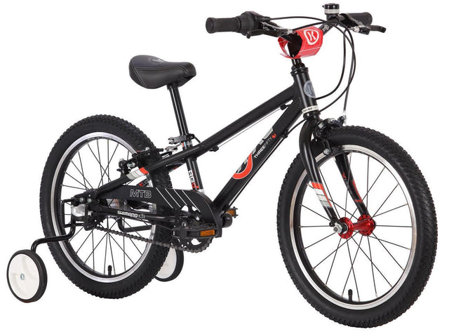 Inactive Byk E350 Mtb 18" - Inc Training Wheels 3 Speed (boys Black / Red / White)