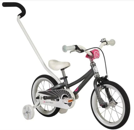 Byk E250 14" - Inc Training Wheels & Handle - (charcoal / Neon Pink)
