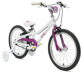 Byk E350 18" - Inc Training Wheels (white / Deep Violet)