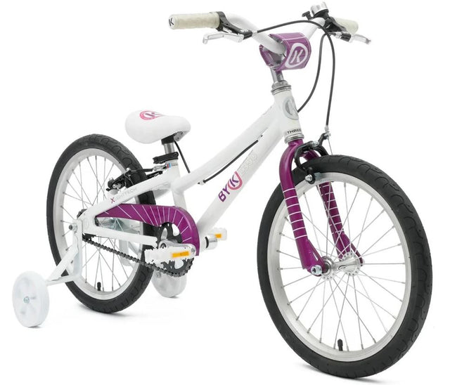 Byk E350 18" - Inc Training Wheels (white / Deep Violet)