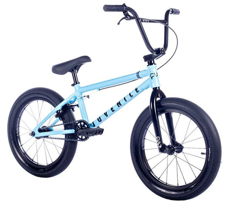 Cult 2022 Juvi 18"  Bmx Bike - Calvery Blue With Black Parts