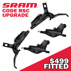 Pack Of Sram Brake Code Rsc Black Rear 1800mm (front Or Rear)