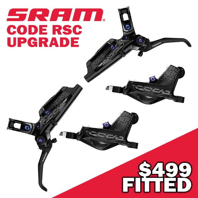 Pack Of Sram Brake Code Rsc Black Rear 1800mm (front Or Rear)
