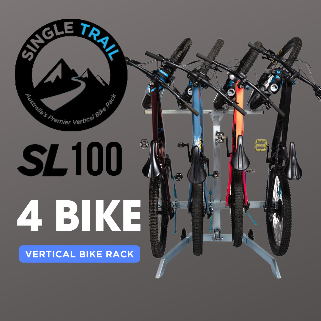 Single Trail Vertical Bike Rack - Sl100 [sz:4 Bike Carrier]