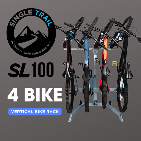 Single Trail Vertical Bike Rack - Sl100