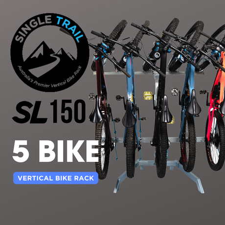 Single Trail Vertical Bike Rack Sl150 [sz:5 Bike Carrier]