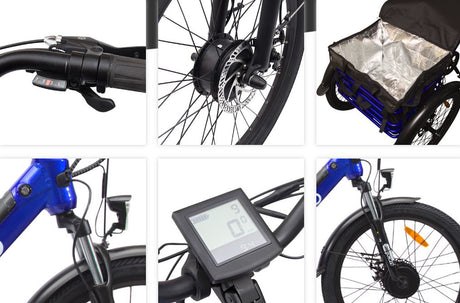 Tebco Electric Tricycles - Transporter - Blue