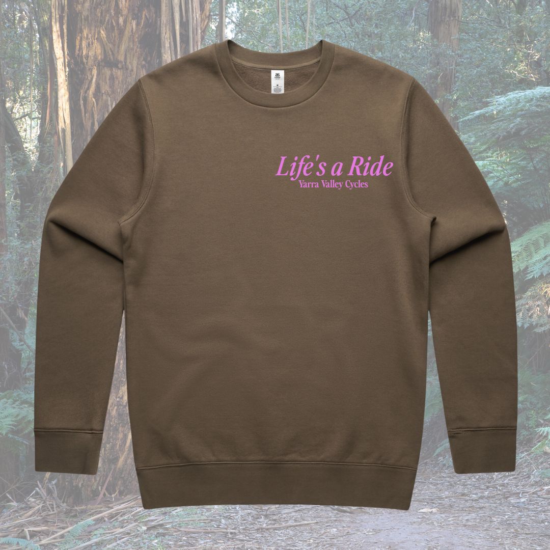 Yvc Merch Crew Valley Trail Walnut/pink [sz:large]