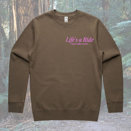 Yvc Merch Crew Valley Trail Walnut/pink [sz:large]