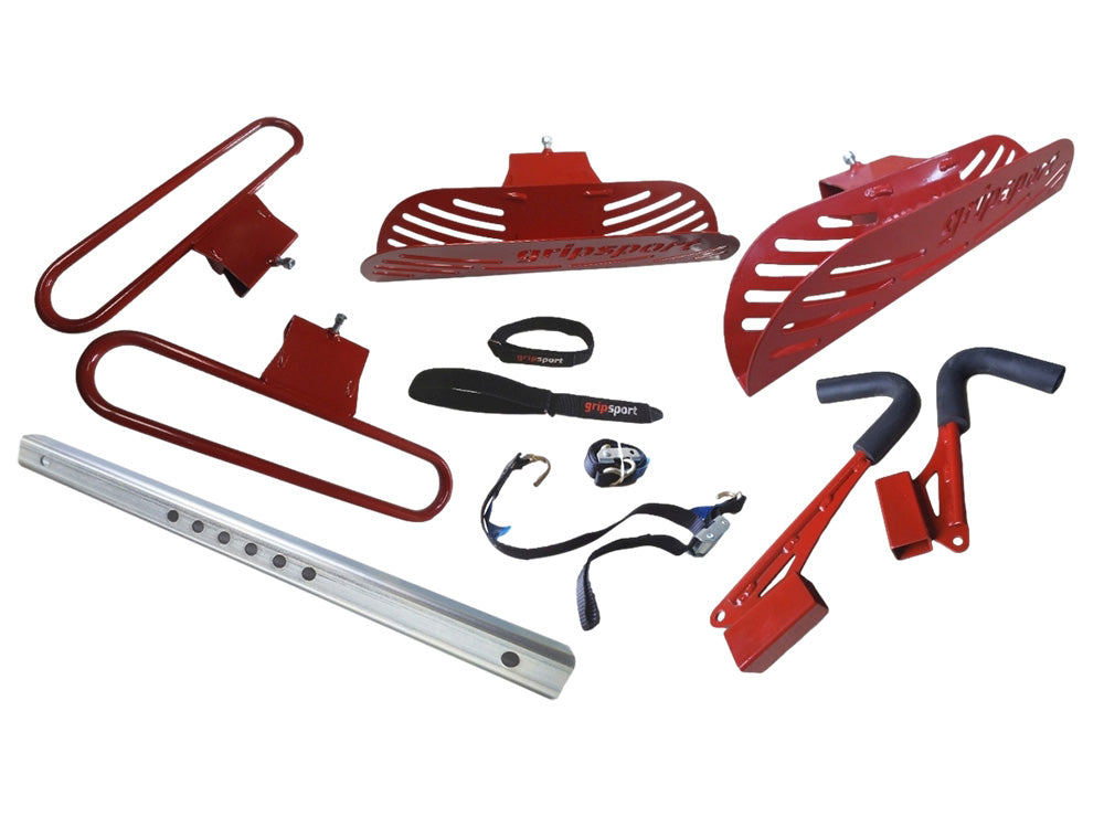 Grip Sport Van Rack 2 To 4 Bike Add On Kit  (2 X Hook, Straps, Hoops & Tacos + 4 Bike Top Bar)