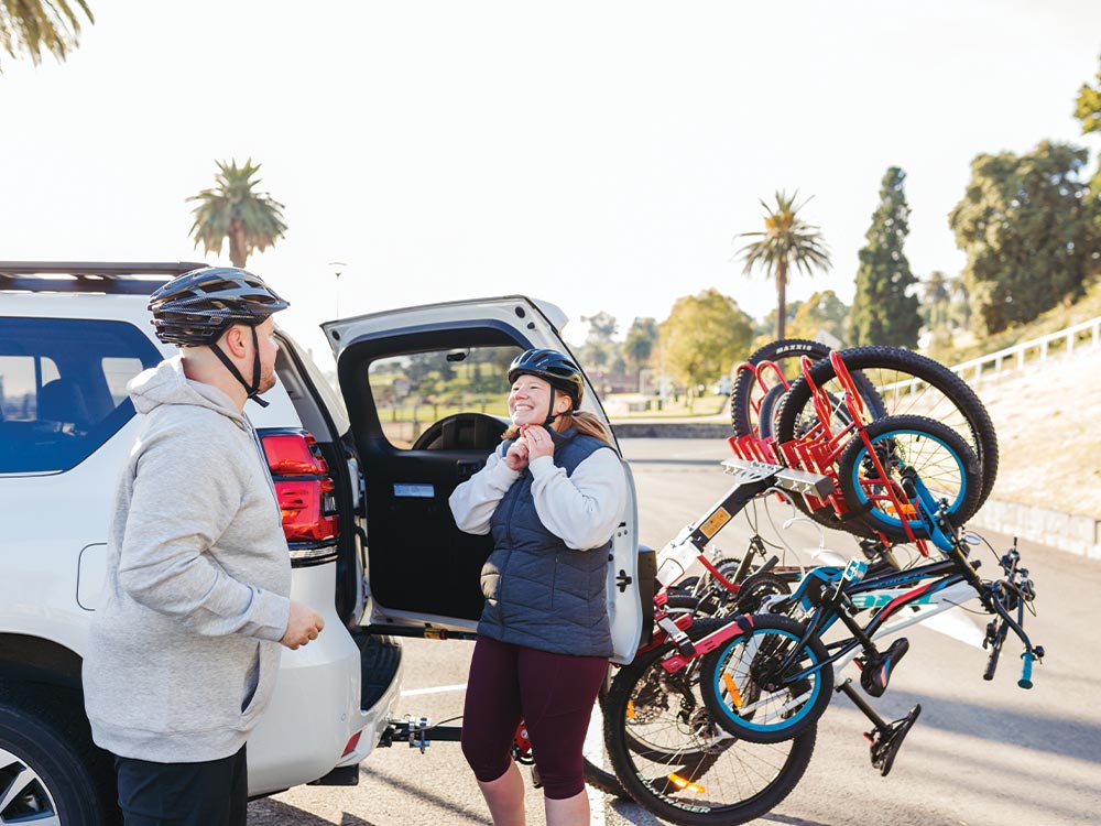Grip Sport Versa 1.4 Vertical Bike Rack (lights And 7 Pin Flat Plug Incl) (50mm Hitch Only)