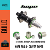 Hope Pro 4 To Dt Swiss Ex511 Rear Wheel (32 Hole - 6 Bolt - 12x148 Boost) - (choose Your Size & Type) [wh Sz:29" Tp:xd Driver - Sram]