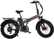 Ryder Electric Folding Bike - Fatty - 20" Fat Wheels - Black 