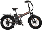 Ryder Electric Folding Bike - Fatty - 20" Fat Wheels - Black 