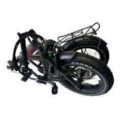 Ryder Electric Folding Bike - Fatty - 20" Fat Wheels - Black 