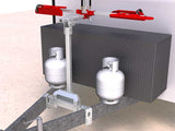 Grip Sport Van Rack - (part 3) Universal Cross Member With Pivoting Saddles - [sz:width - 660mm]
