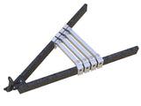 Grip Sport Van Rack - (part 3) Universal Cross Member With Pivoting Saddles - [sz:width - 660mm]