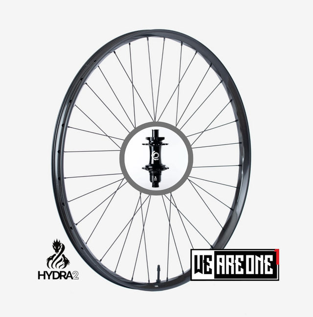 We Are One Composites Triad Enduro 29" Carbon Wheelset - Industry 9 Hydra2 - Xd 6 Bolt 12 X 148 & 15 X 110mm Boost Black